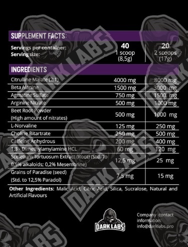Dark Labs Crack 340g Original Version