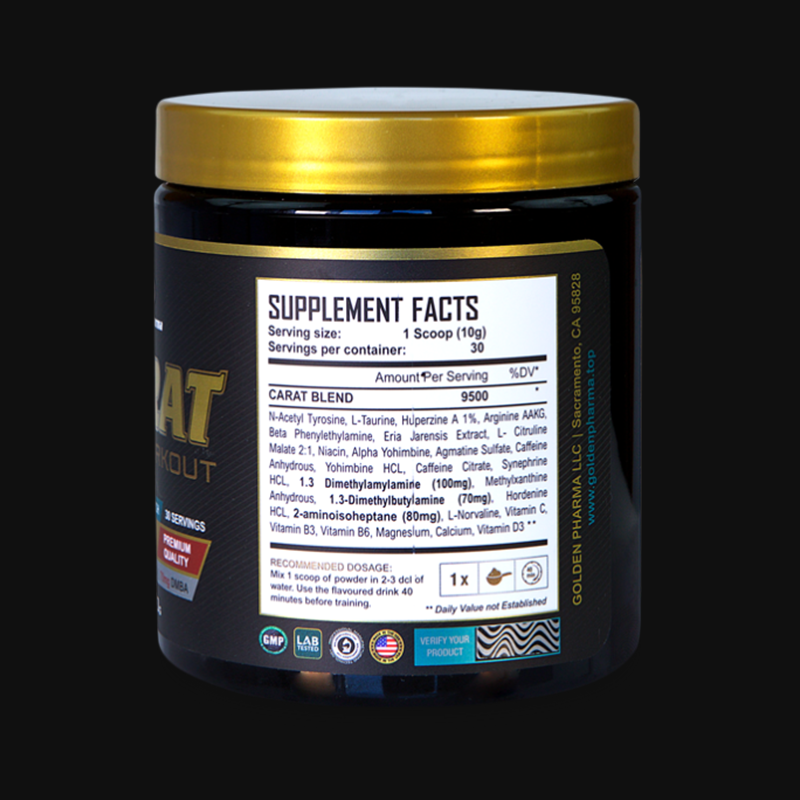 Golden Pharma Carat Pre-Workout 300g