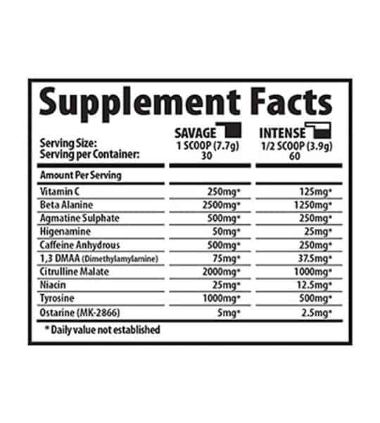 Savage Line Labs MYO-TKO 60 servings