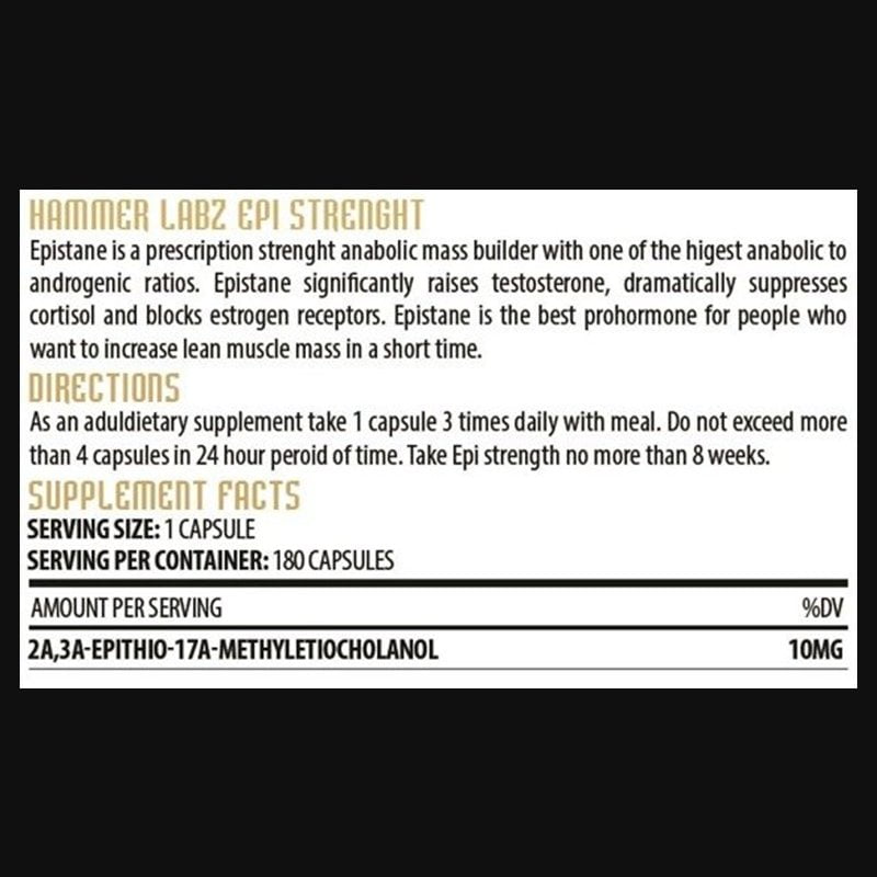 Hammer Labz Epi Strength 60 caps