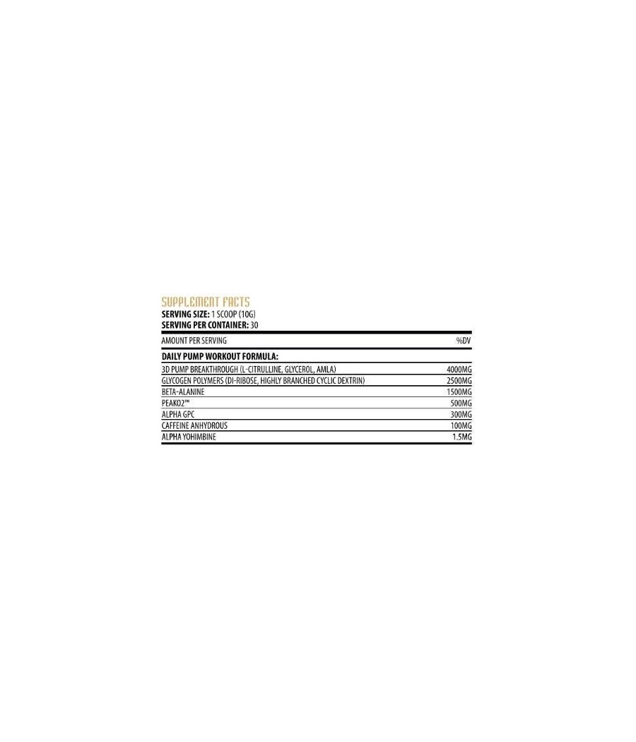 Hammer Labz Daily Pump 300g
