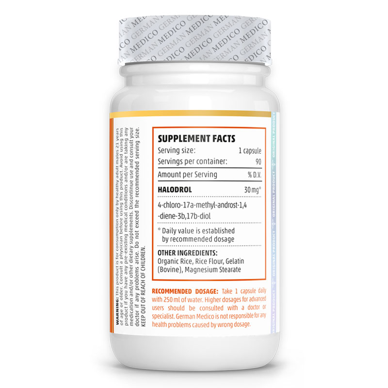 German Medico Halodrol 90 caps