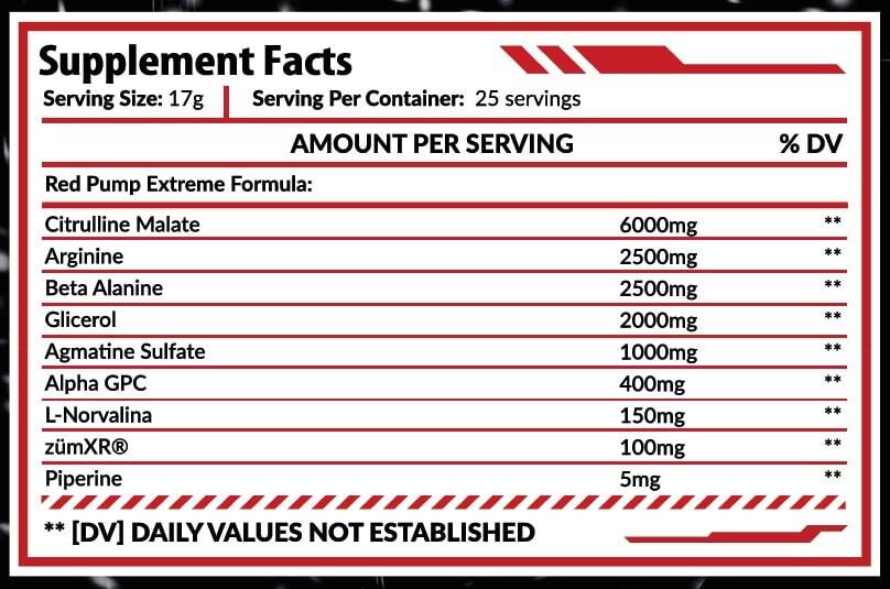 Hero Nutrition Red Pump 425g