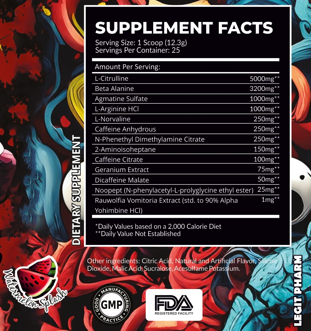 Legit Pharm Legit Pre-Workout 308g