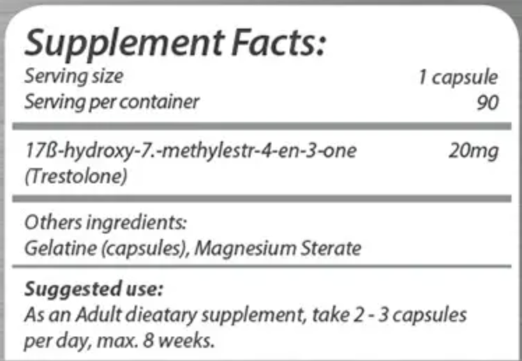 TRESTOLONE ARCAS NUTRITION 90 caps