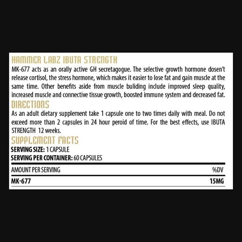 Hammer Labz Ibuta Strength 60 caps