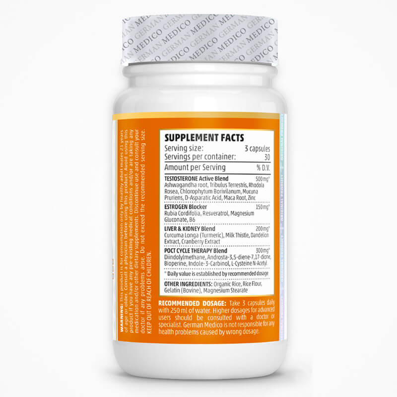 German Medico Performance PCT 90 caps