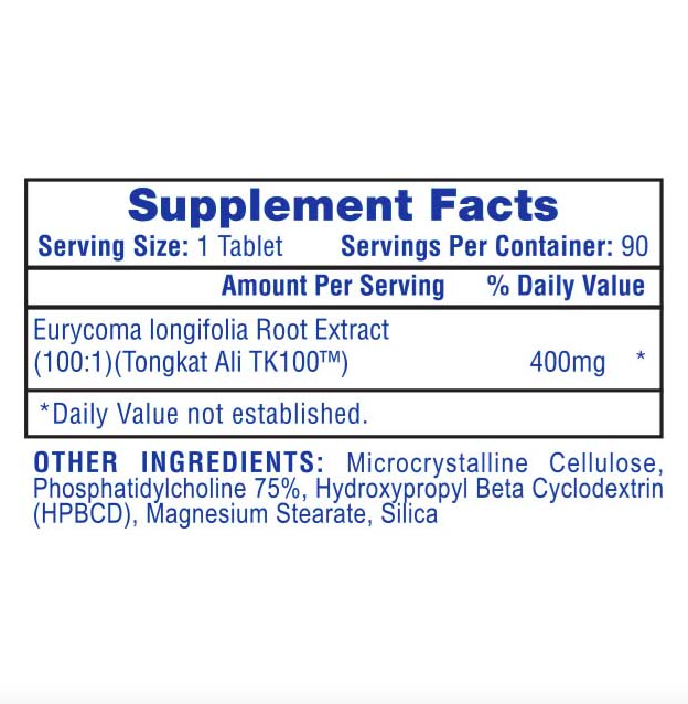 Hi-Tech Pharmaceuticals Tongkat Ali 100:1 Extract 90 tabs
