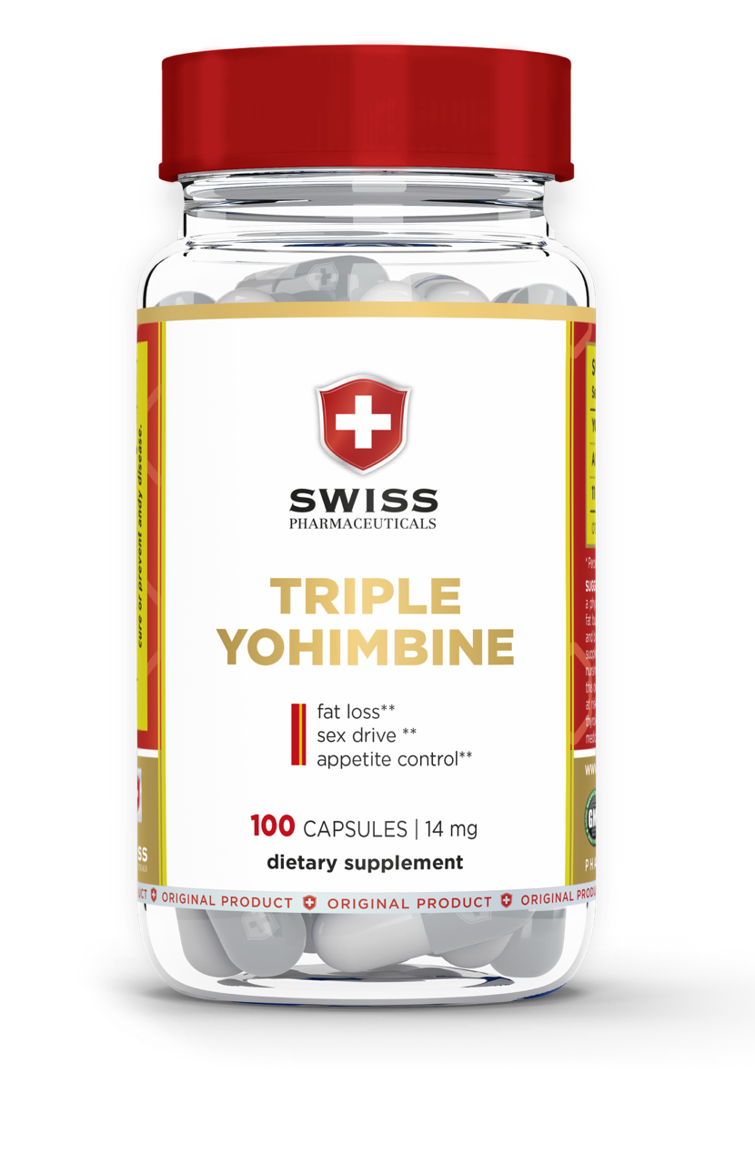 Swiss Pharmaceuticals Triple Yohimbine 100 caps