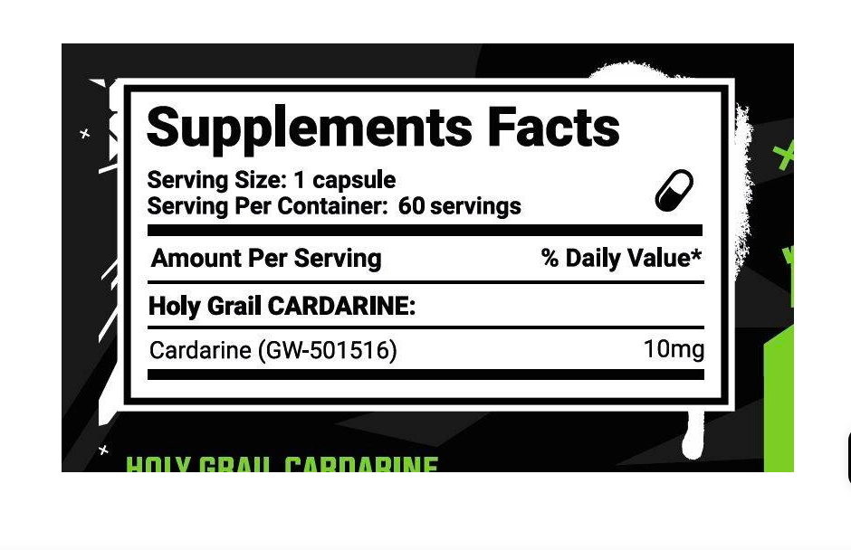 Holy Grail Holy Cardarine 60 caps