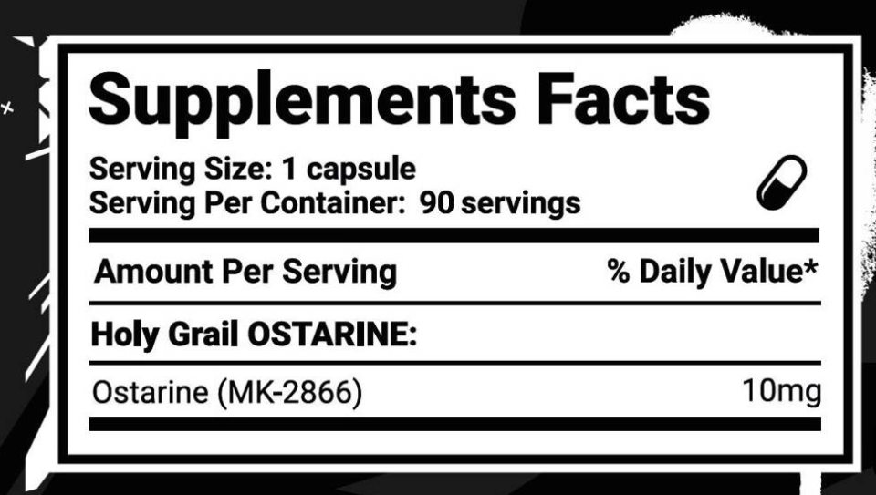 Holy Grail Holy Ostarine 90 caps