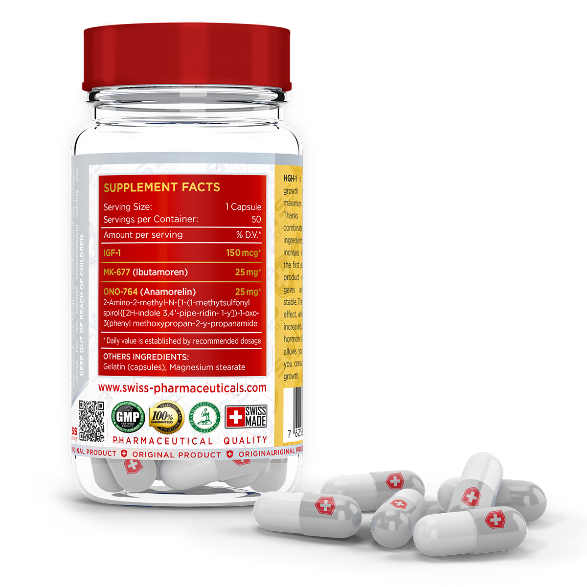 Swiss Pharmaceuticals HGH-1 50 caps