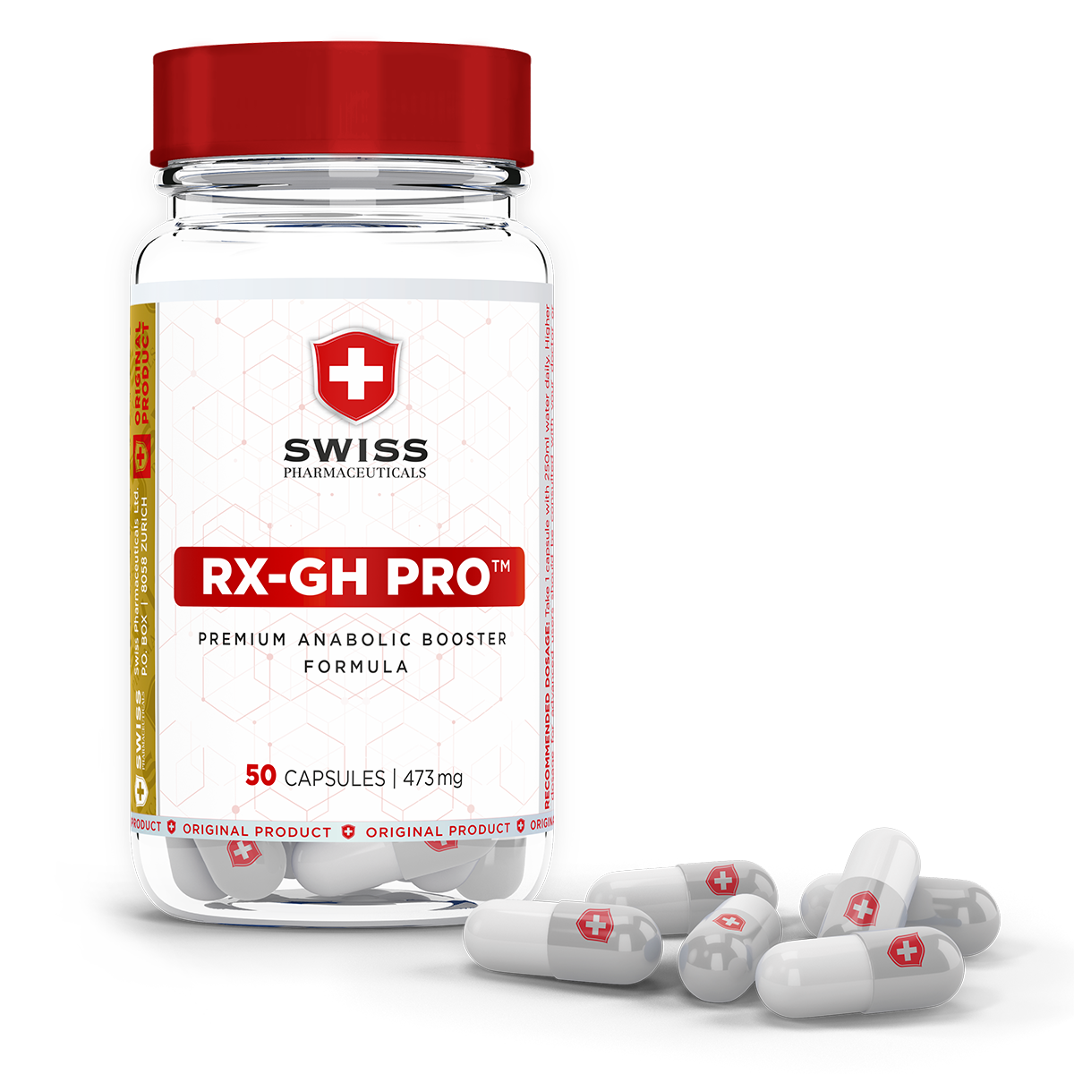 Swiss Pharmaceuticals RX-GH Pro 50 caps